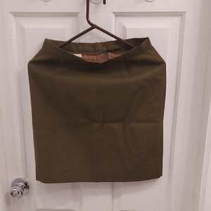 Chic Olive Pencil Skirt